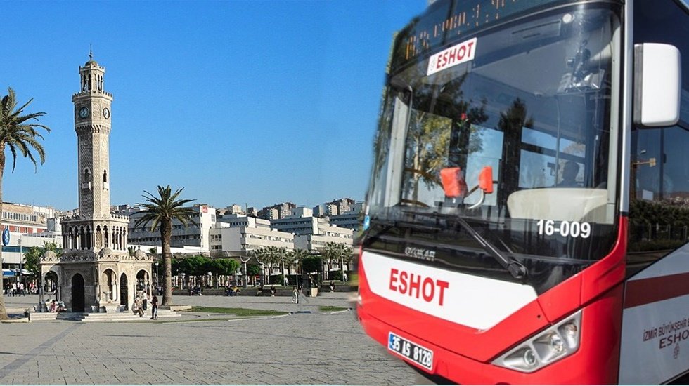 İzmir'de 1 Mayıs&rsquo;ta toplu ulaşım y&uuml;zde 50 indirimli