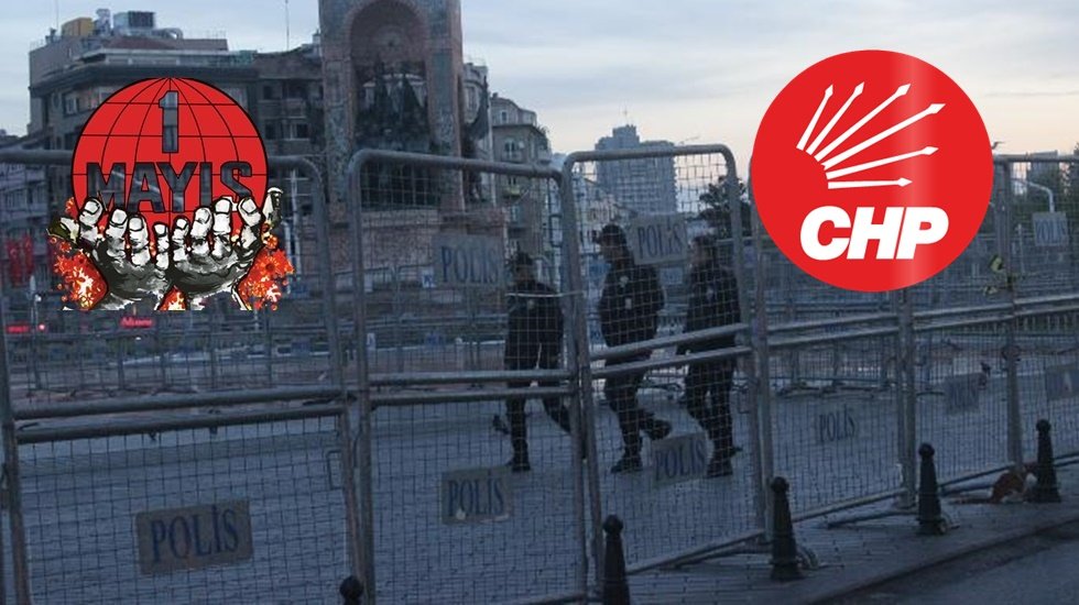 CHP, Taksim'e y&uuml;r&uuml;mek &uuml;zere yurttaşları Sara&ccedil;hane'ye davet etti