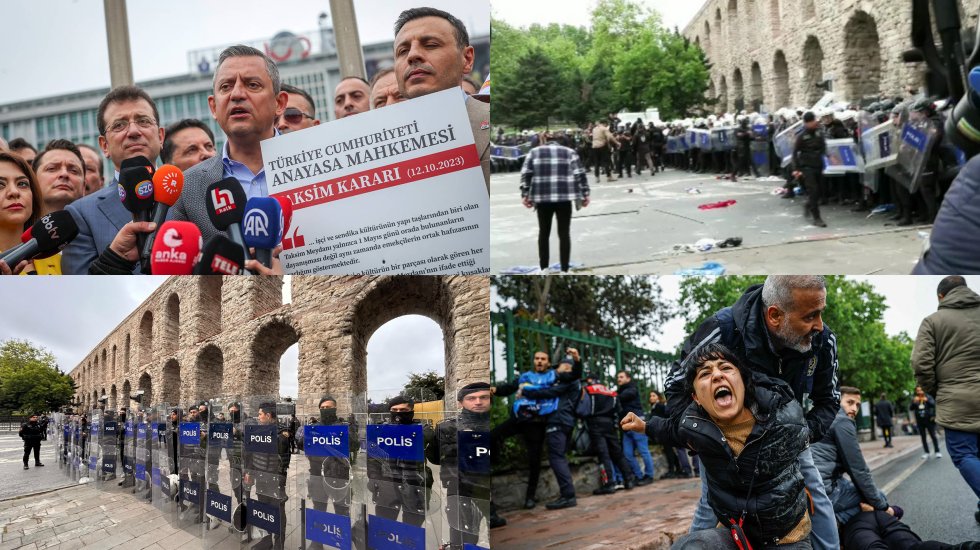 1 Mayıs'da Sara&ccedil;hane'de neler yaşandı?