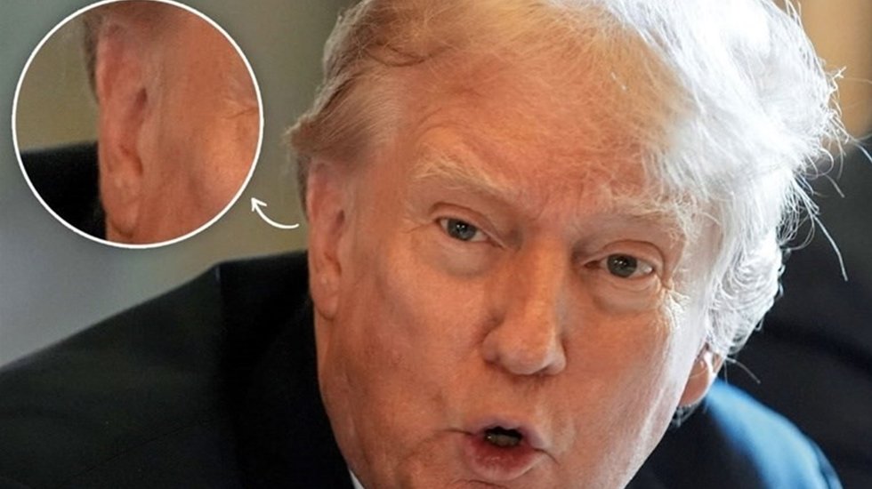 Trump'ın bandajsız ilk fotoğrafı tartışma yarattı