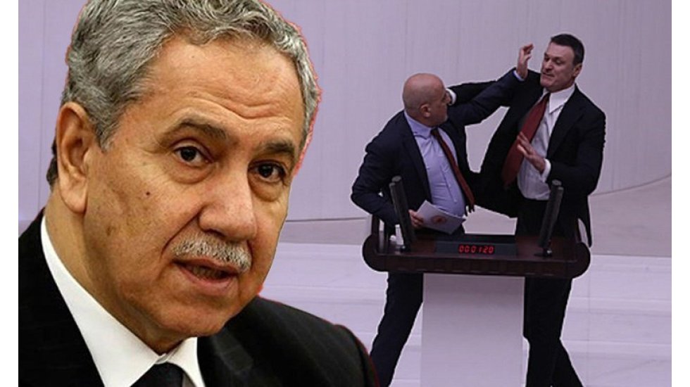 AKP'li B&uuml;lent Arın&ccedil; TBMM'deki saldırıyı kınadı