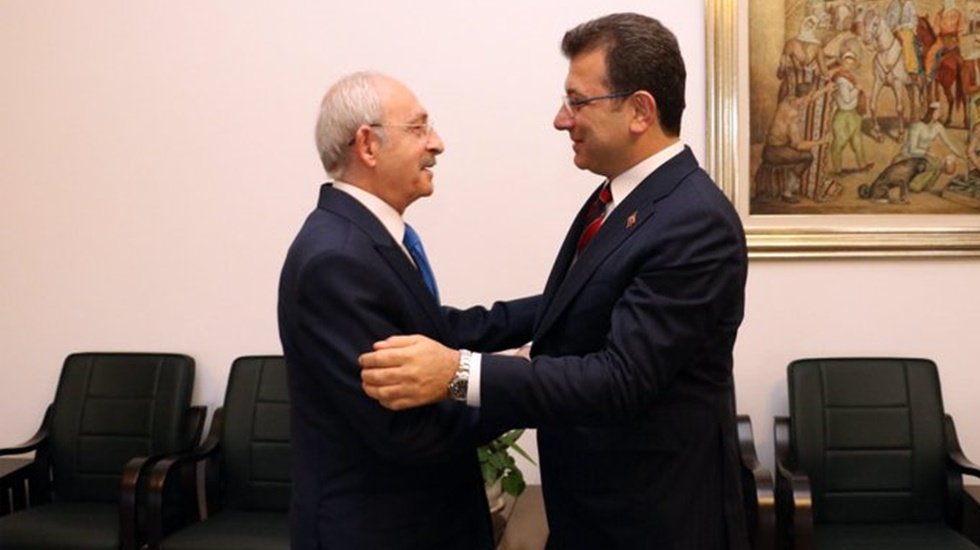 Kurultay sonrası Kılı&ccedil;daroğlu ile İmamoğlu arasında ilk g&ouml;r&uuml;şme...