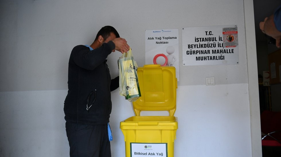 Beylikd&uuml;z&uuml;&rsquo;nde bitkisel atık yağlar yeniden işlenecek