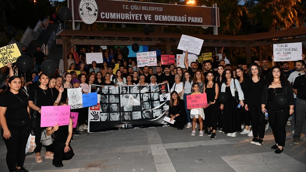 &Ccedil;iğli&rsquo;de kadına şiddete hayır y&uuml;r&uuml;y&uuml;ş&uuml;