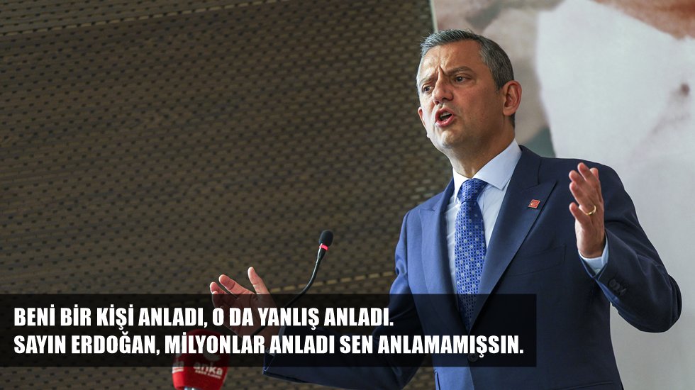 &Ouml;zg&uuml;r &Ouml;zel'den Erdoğan'a yanıt...