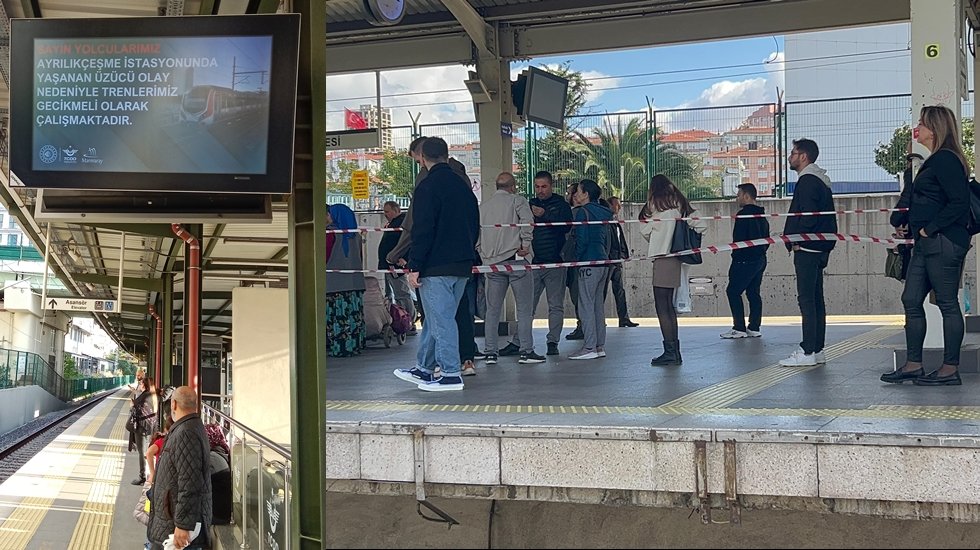 Ayrılık &Ccedil;eşmesi istasyonunda bir haftada ikinci intihar!