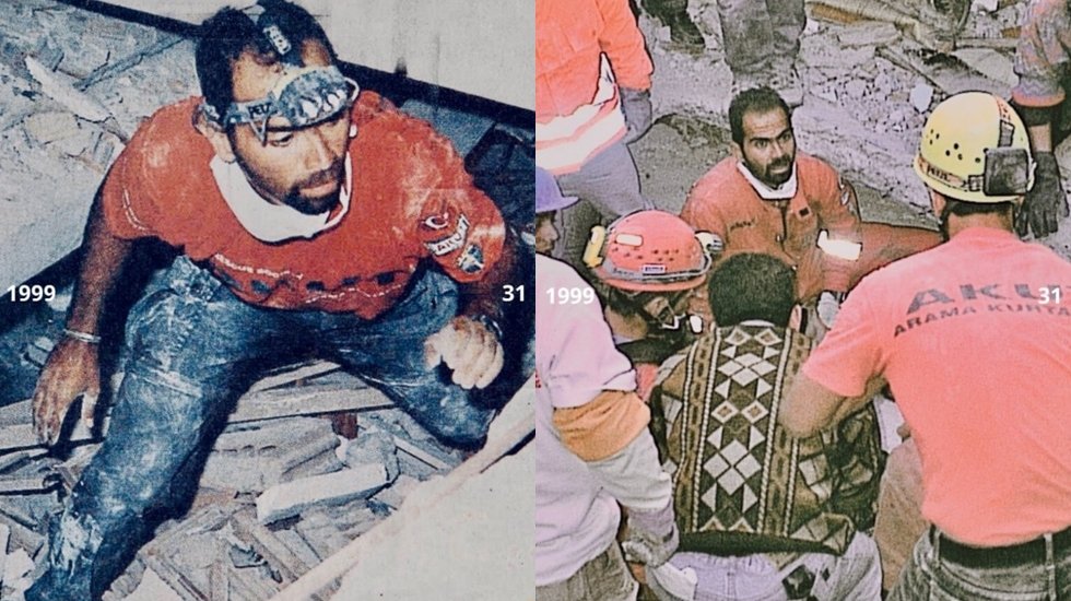 Nasuh Mahruki'nin 17 Ağustos depreminde canla başla &ccedil;alıştığı o g&ouml;r&uuml;nt&uuml;leri yeniden g&uuml;ndem oldu