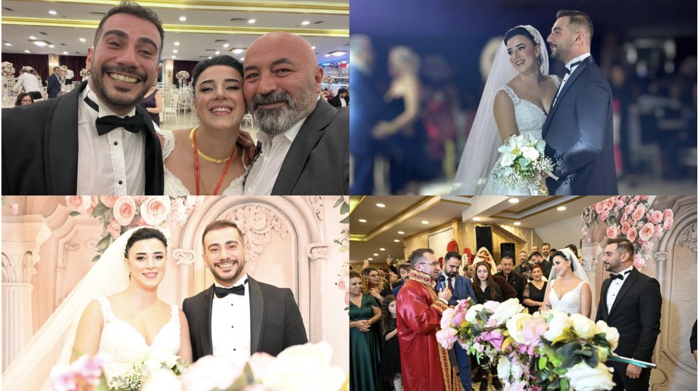 Ezgi &Ccedil;avuş ve Alican K&ouml;sedağ r&uuml;ya gibi d&uuml;ğ&uuml;n ile d&uuml;nya evine girdiler