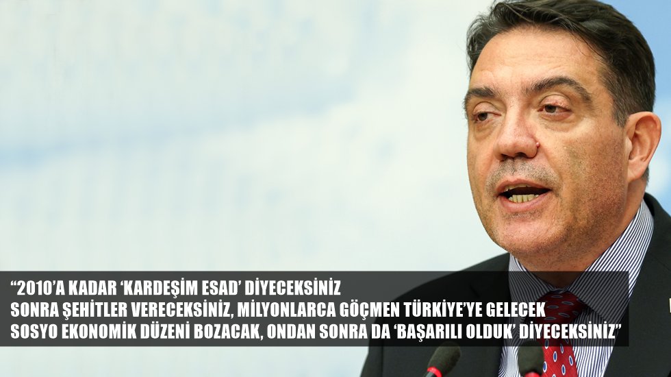 İktidar i&ccedil; siyasette Suriye başarı hik&acirc;yesi anlatıyor...