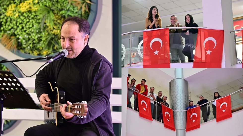 Kepez Belediye &ccedil;alışanları mesaiye m&uuml;zikle başlıyor...