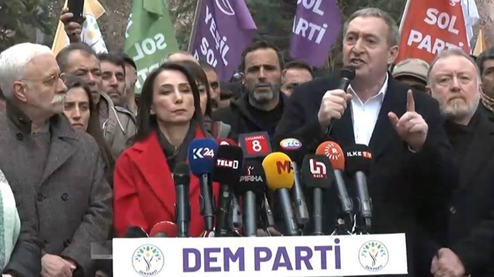 DEM Parti&rsquo;den tepki: 'Karşımızda karanlık kayyumcu anlayış var'
