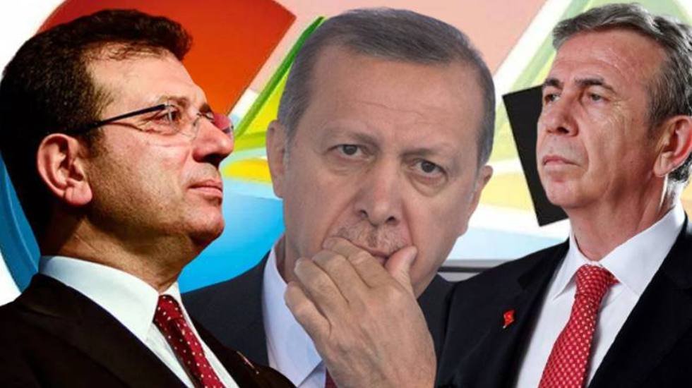 Erdoğan, İmamoğlu ve Yavaş'ın katıldığı 3'l&uuml; se&ccedil;imde kazanan ikinci turda beli oluyor...