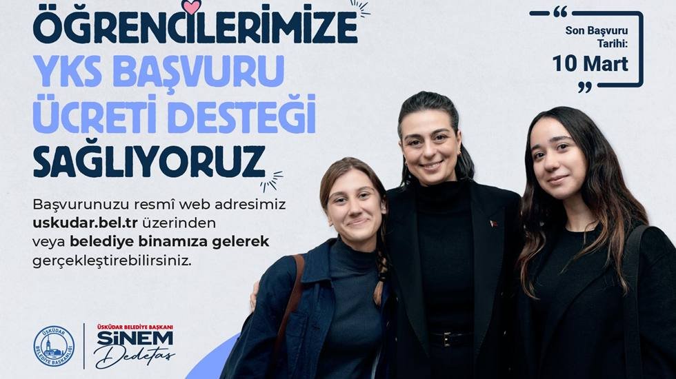 YKS&rsquo;ye girecek &ouml;ğrencilere &Uuml;sk&uuml;dar Belediyesi&rsquo;nden destek