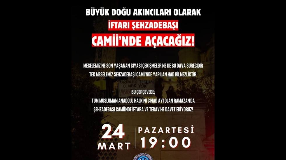 BDA-C'ye yakın gruplardan Sara&ccedil;hane'ye provokatif &ccedil;ağrı!