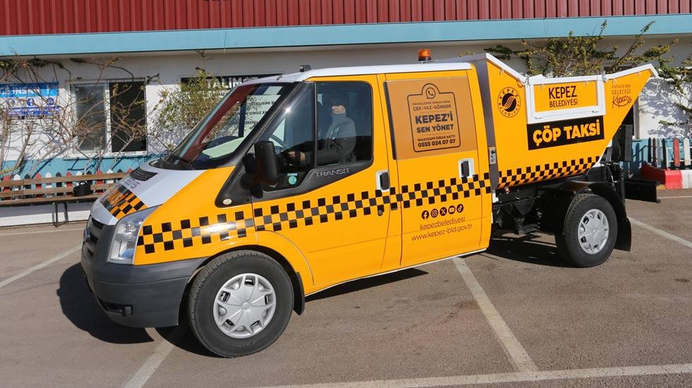 Şimdi de &nbsp;&lsquo;&Ccedil;&ouml;p Taksi&rsquo; hizmeti