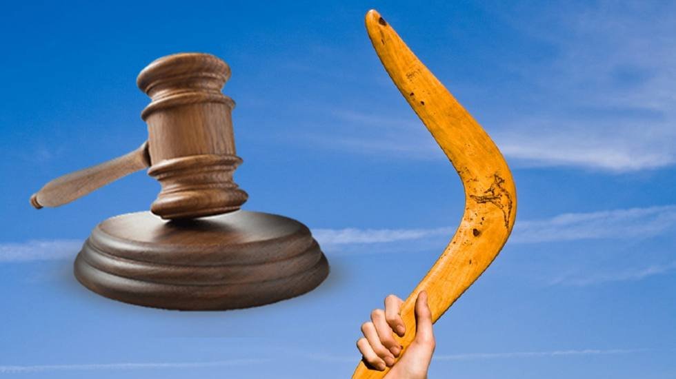 Yargı, silah olarak kullanıldığında mutlaka bir bumerang gibi sahibini vurur