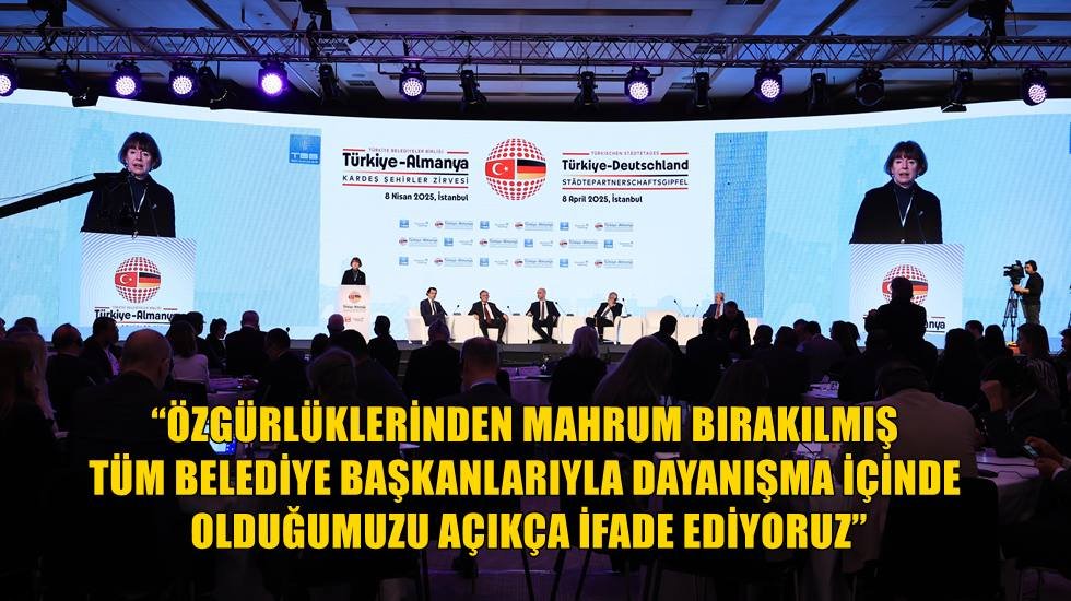 T&uuml;rkiye-Almanya Kardeş Şehirler Zirvesi&rsquo;nden ortak bildiri
